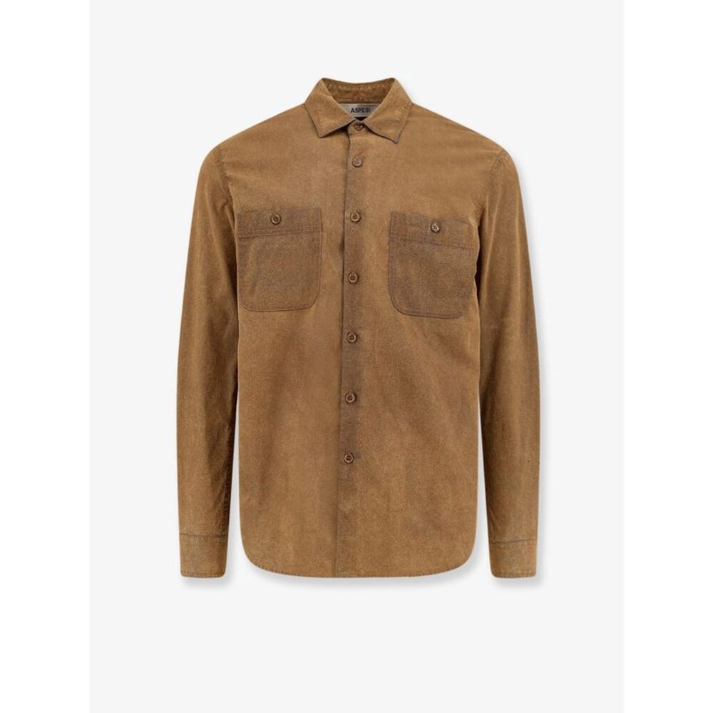 Aspesi Men Suede Shirt